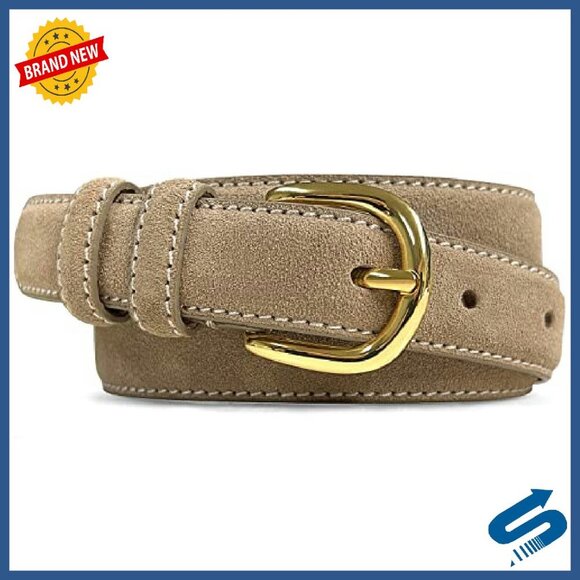 Genuine Suede Leather Belt 1\
